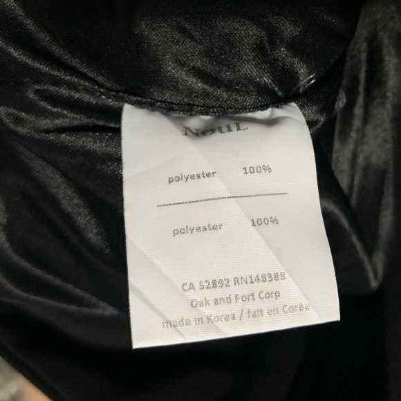 Noul (Oak + Fort brand) Black High Rise Dress Shorts - Size Small - Picture 5 of 9